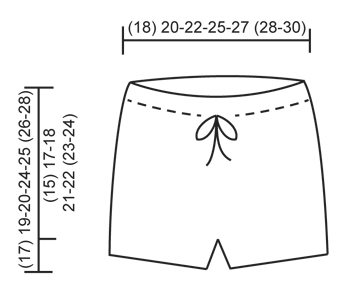 Diagram measurements for DROPS Baby 25-28