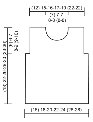 Diagram measurements for DROPS Baby 25-29