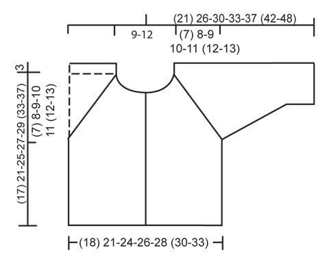 Diagram measurements for DROPS Baby 25-33