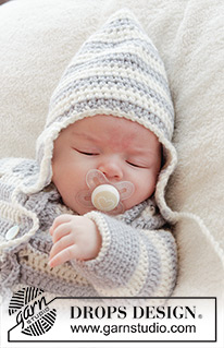 Gratis strikkeopskrifter og hækleopskrifter / DROPS Baby 25-35