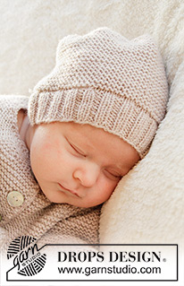 Mössor & Hattar till baby / DROPS Baby 25-6