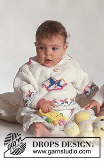 Free knitting and crochet patterns / DROPS Baby 3-18