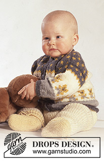 Free knitting and crochet patterns / DROPS Baby 3-19