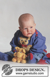 Free knitting and crochet patterns / DROPS Baby 3-4