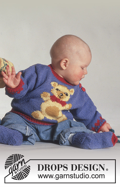 Free knitting and crochet patterns / DROPS Baby 3-4