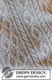 Afternoon Nap / DROPS Baby 31-16 - Knitted blanket with cables for baby. Piece is knitted in DROPS BabyMerino. Theme: Baby blanket