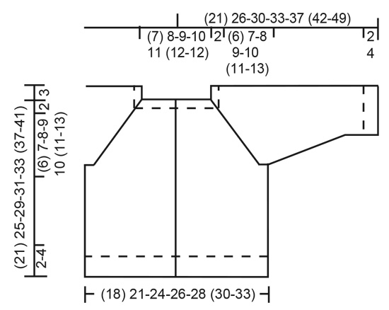 Diagram measurements for DROPS Baby 33-32