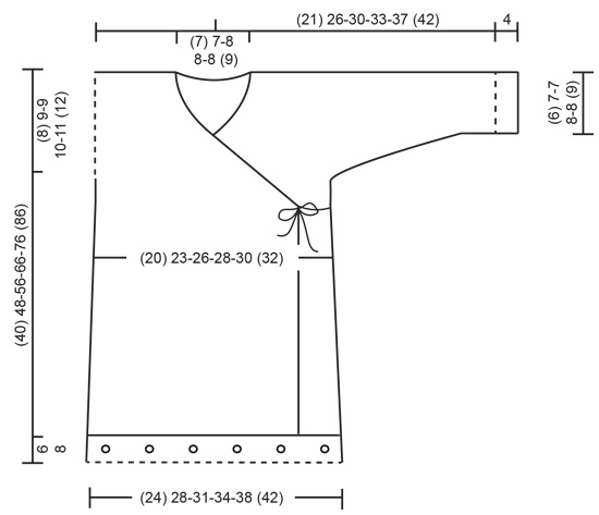 Diagram measurements for DROPS Baby 33-6