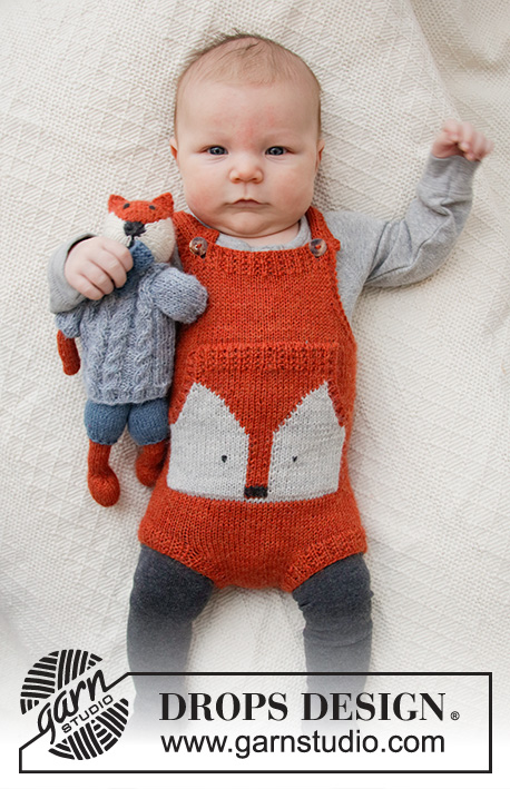 Baby Fox Onesie Drops Baby 36 2 Free Knitting Patterns By
