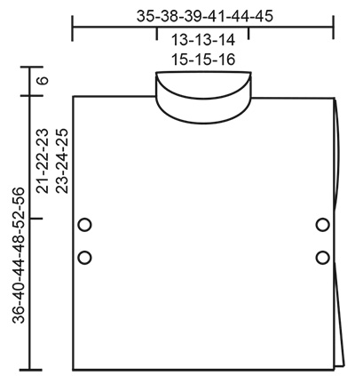 Diagram measurements for DROPS Baby & Children 38-15