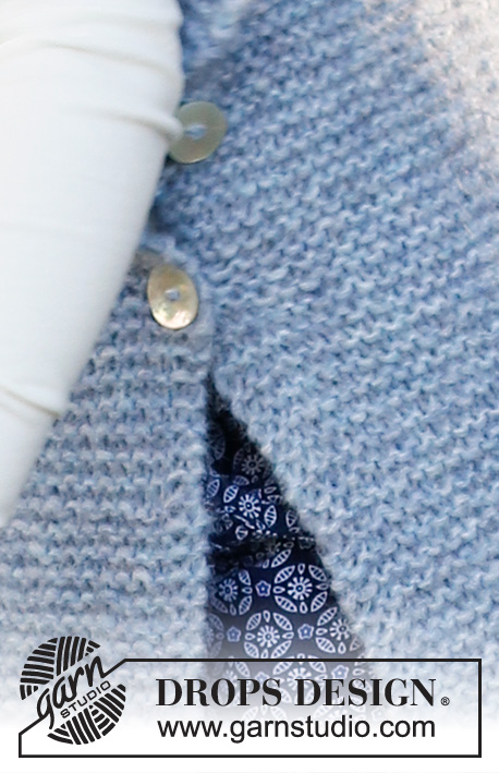 Ready, Set, Go! / DROPS Baby & Children 38-15 - Knitted vest for kids in DROPS Air. Piece is knitted in garter stitch with high neck and vents in the side. Size 2 - 12 years