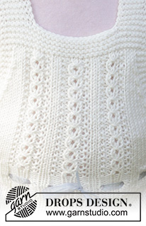 Magic in the Air / DROPS Baby & Children 38-4 - Strikkede shorts med seler til baby og barn i DROPS BabyMerino. Arbejdet strikkes med hulmønster og retstrik. Størrelse 1 måned – 2 år.