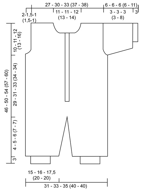 Diagram measurements for DROPS Baby 4-13
