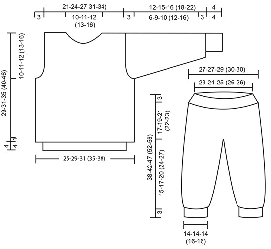Diagram for DROPS Baby 4-6