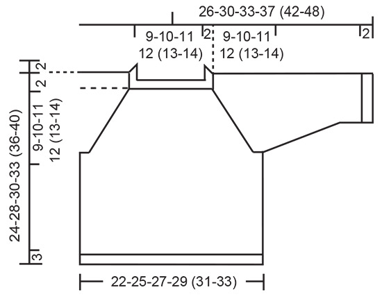 Diagram measurements for DROPS Baby 42-3