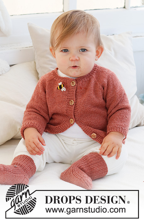 Free knitting and crochet patterns / DROPS Baby 42-4