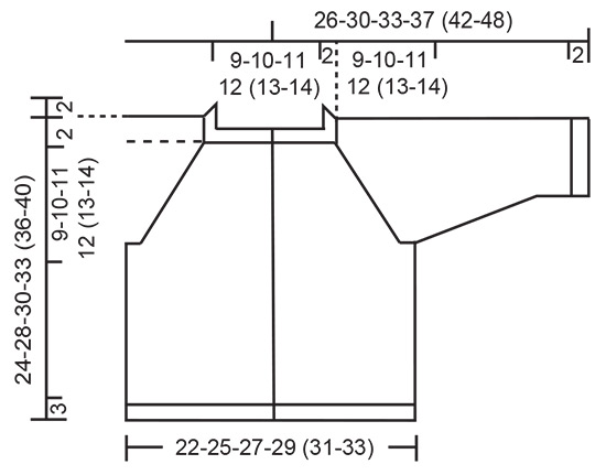 Diagram measurements for DROPS Baby 42-9