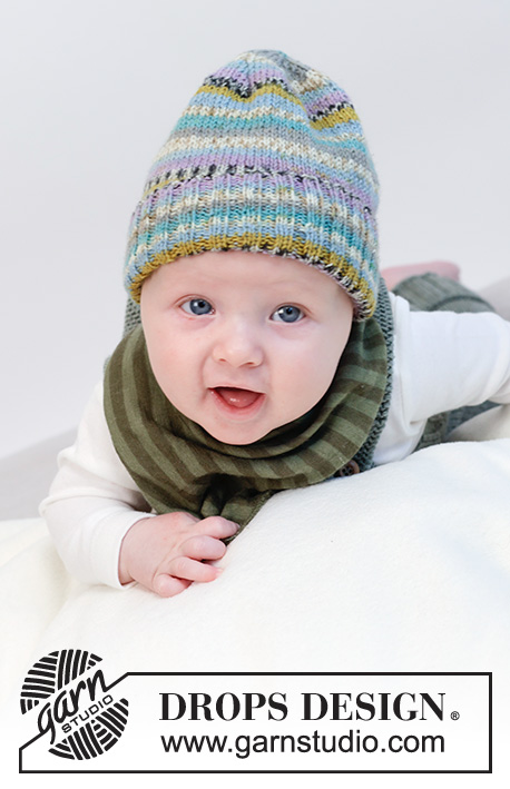 Thief of Hearts Hat / DROPS Baby 45-18 - Free knitting patterns by ...