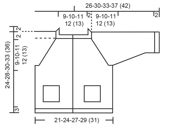 Diagram measurements for DROPS Baby 45-21