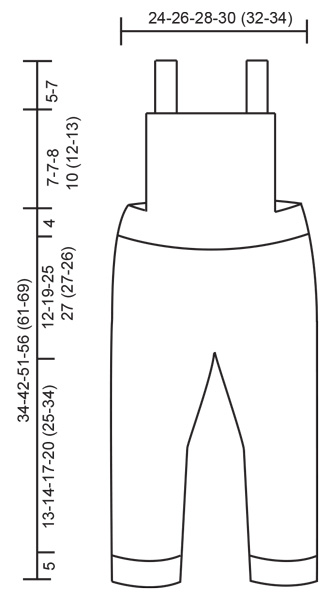 Diagram measurements for DROPS Baby 45-7