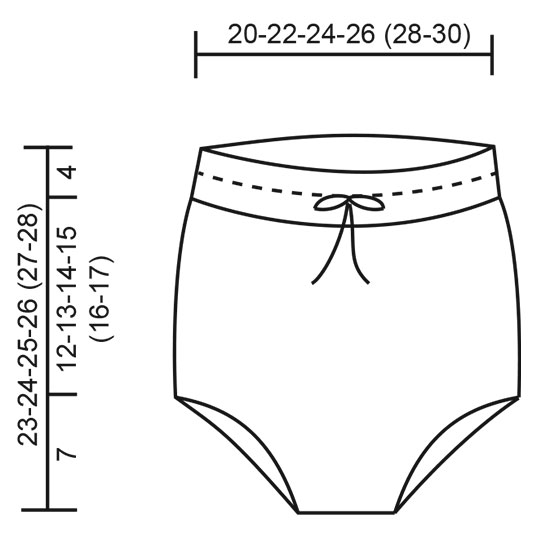 Diagram measurements for DROPS Baby 45-8