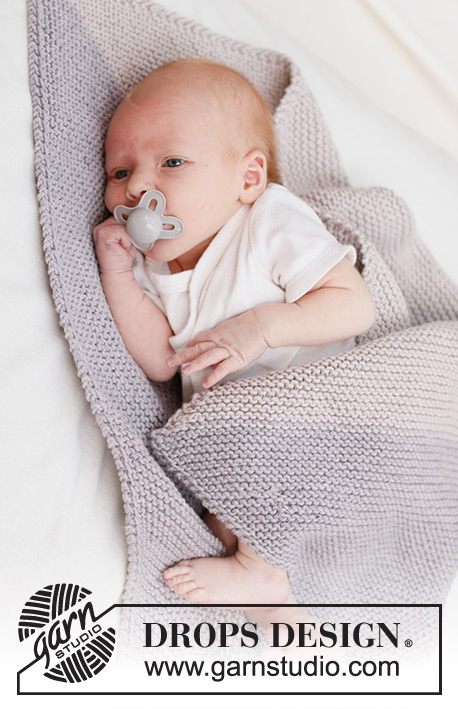 Nap Companion Blanket / Baby 46-16 Gratis breipatronen van DROPS Design