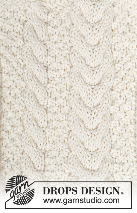 DROPS Baby 5-10 - Cardigan and socks in Karisma or Cotton Merino with cables.