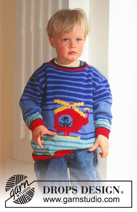 Little Pilot / DROPS Baby 5-17 - Free knitting patterns by DROPS Design