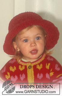 Children Summer Hats / DROPS Baby 5-24