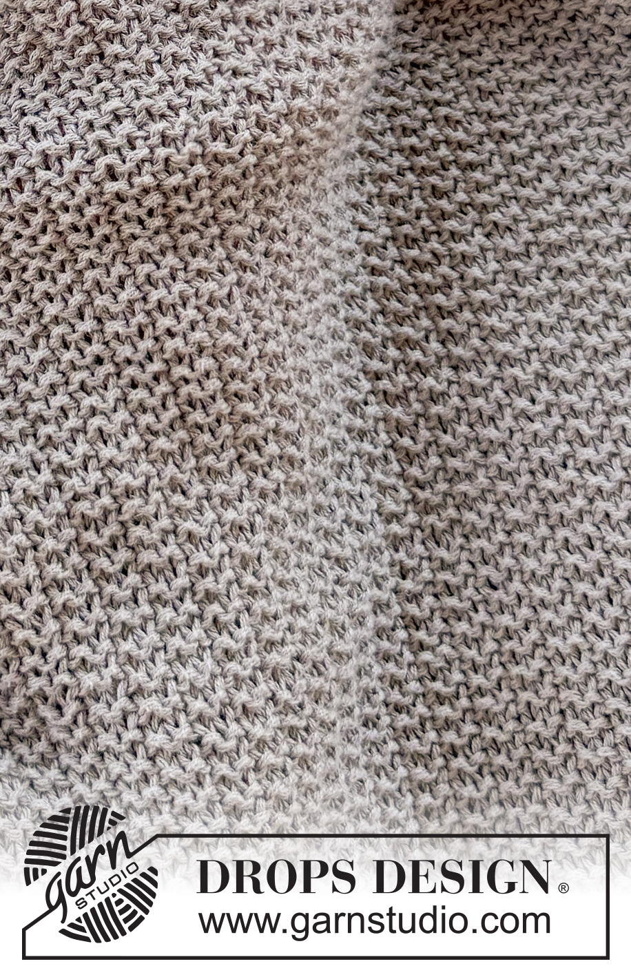 Dreamstone Blanket / DROPS Baby 51-7 - Kötött takaró babáknak, DROPS Belle fonalból A darabot oda-vissza haladva készítjük rizsmintával.