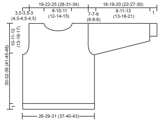 Diagram measurements for DROPS Baby 6-23
