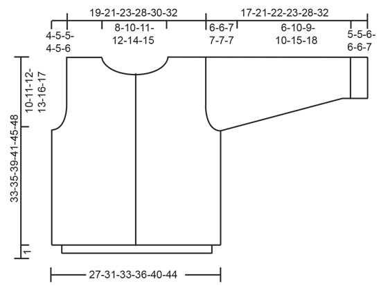 Diagram measurements for DROPS Baby 6-4