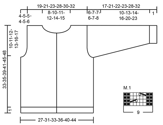 Diagram for DROPS Baby 6-8
