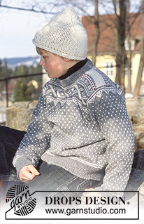 Illias / DROPS Children 12-15 - Pusero, myssy ja huivi 