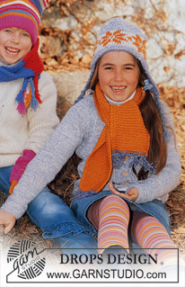 Free knitting and crochet patterns / DROPS Children 12-17