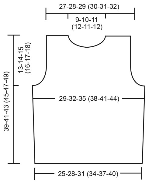 Diagram measurements for DROPS Children 12-34