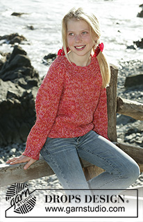 Free knitting and crochet patterns / DROPS Children 15-12