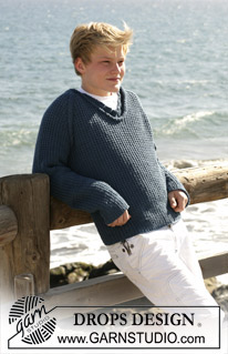 Free knitting and crochet patterns / DROPS Children 15-16