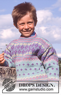 DROPS Children 2-2 - DROPS Jumper in ”Karisma” with pattern 