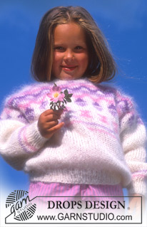 Free knitting and crochet patterns / DROPS Children 2-3