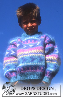 Free knitting and crochet patterns / DROPS Children 2-6