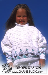 Free knitting and crochet patterns / DROPS Children 2-7