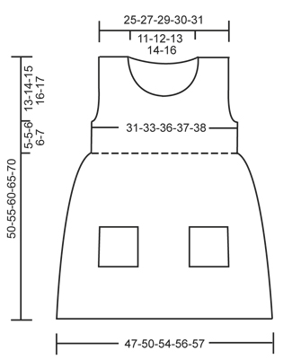 Diagram measurements for DROPS Children 22-10