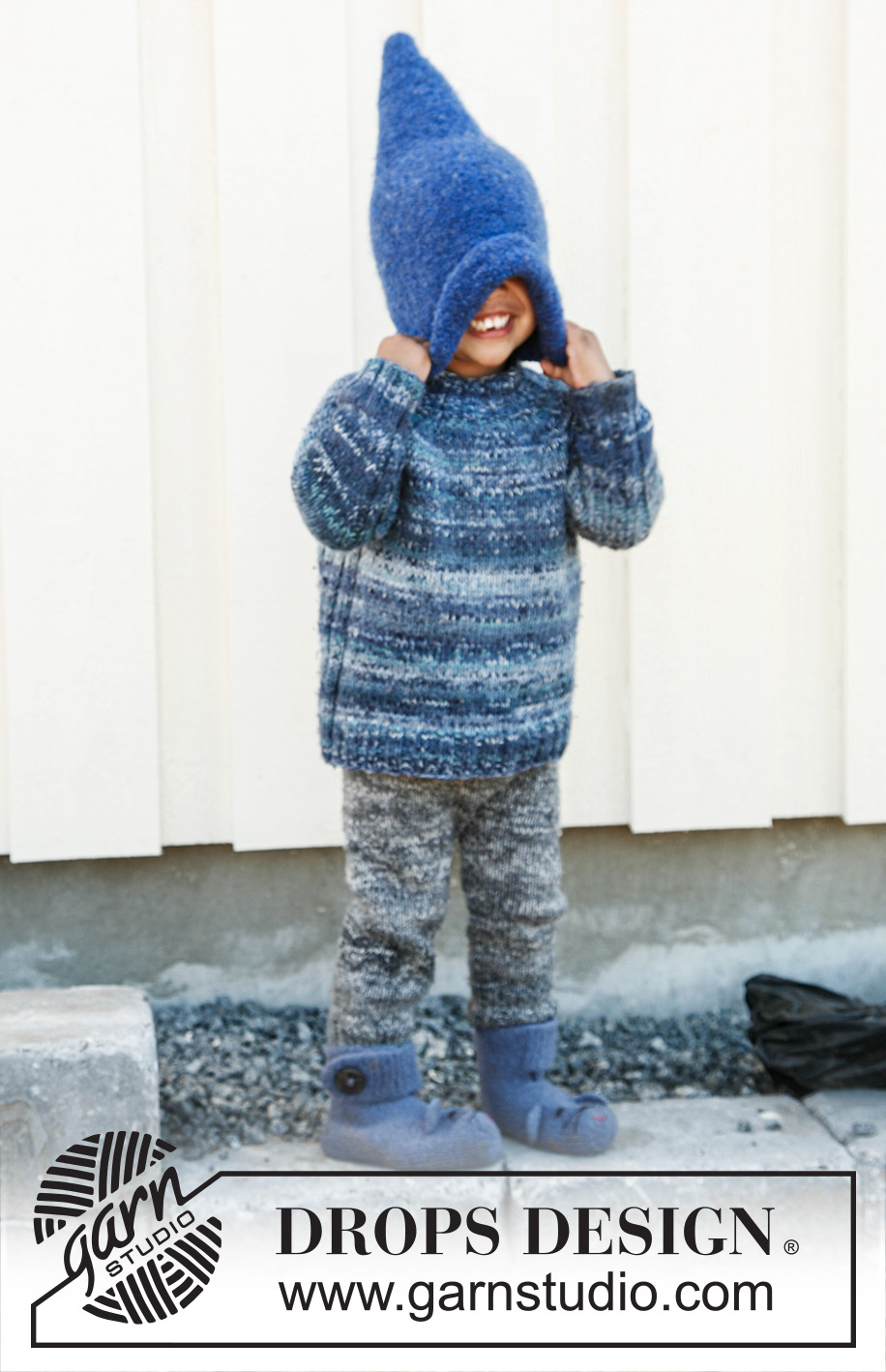 Little Wizard / DROPS Children 22-34 - Strikket genser med raglan i DROPS Fabel og DROPS Delight. Til barn i størrelser fra 3 til 12 år