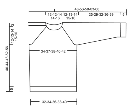 Diagram measurements for DROPS Children 22-34