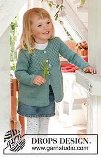 My honey / DROPS Children 23-19 - Gilet tricoté en DROPS Alpaca avec point rayon de miel. Taille enfant du 3 au 12 ans.