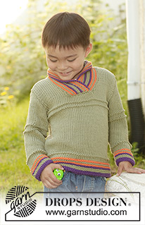 Free knitting and crochet patterns / DROPS Children 23-51
