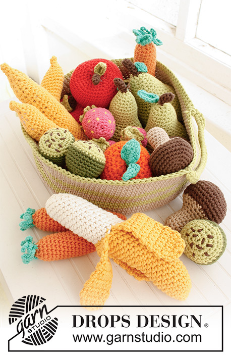 Free knitting and crochet patterns / DROPS Children 23-64