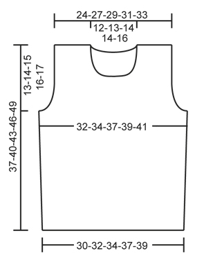 Diagram measurements for DROPS Children 24-11