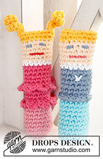 You and Me! / DROPS Children 24-20 - Muñecos a ganchillo, niña y niño, en DROPS Paris